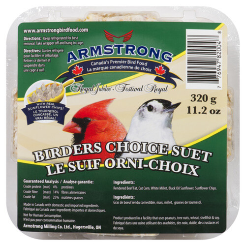 Armstrong Royal Jubilee Birders Choice Suet 320 g