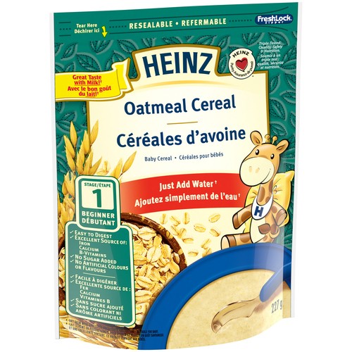 Heinz Baby Oatmeal Cereal With Milk 227 g Voilà Online Groceries