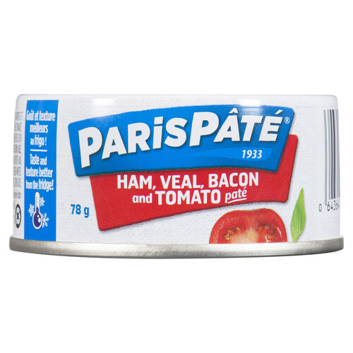 Paris Pâté Spread Ham Veal Bacon & Tomato 78 g