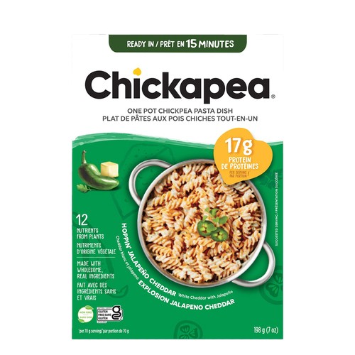 Chickapea All in One Pot Pasta White Cheddar Jalapeno 198 g