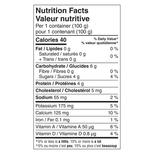 Yoplait Source 0% Traditional Yogurt Smooth Cups Variety Pack 16 x 100 g