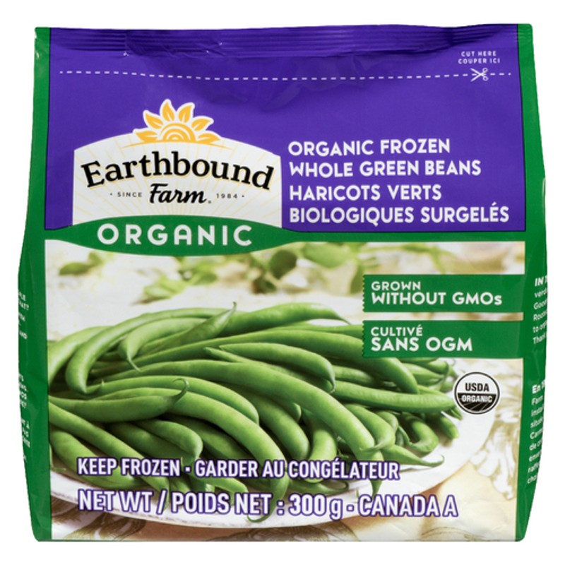 Earthbound Farm Organic Frozen Whole Green Beans 300 g - Voilà Online ...