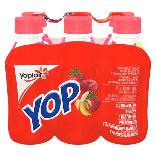 Yoplait 2% Drinkable Yogurt Assorted 6 x 200 ml