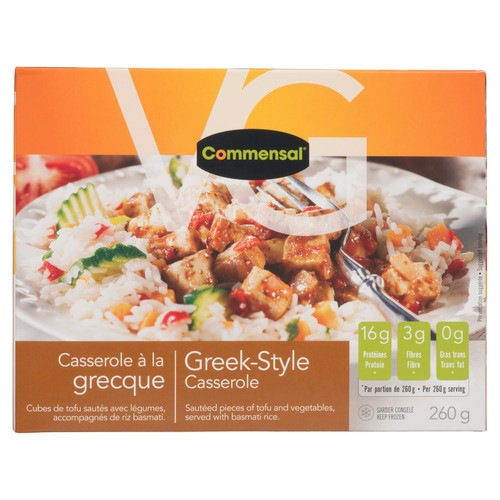Commensal Frozen Dinner Greek Style Casserole 260 g