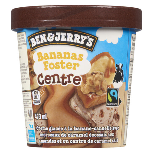 Ben & Jerry's Ice Cream Bananas Foster Core 473 ml