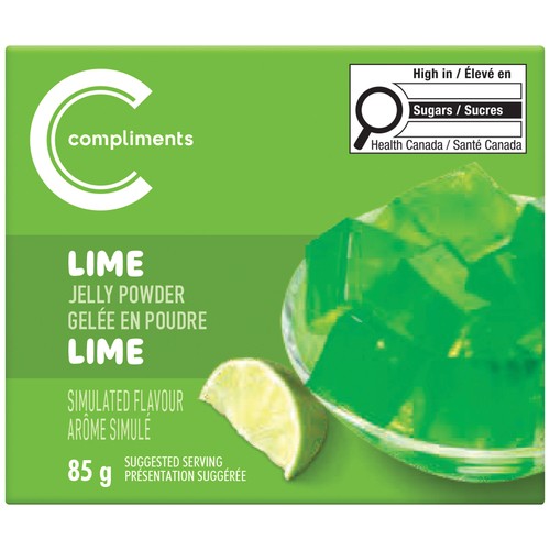 Compliments Jelly Powder Lime 85 g