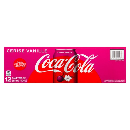 Coca-Cola Soft Drink Cherry Vanilla 355 ml 