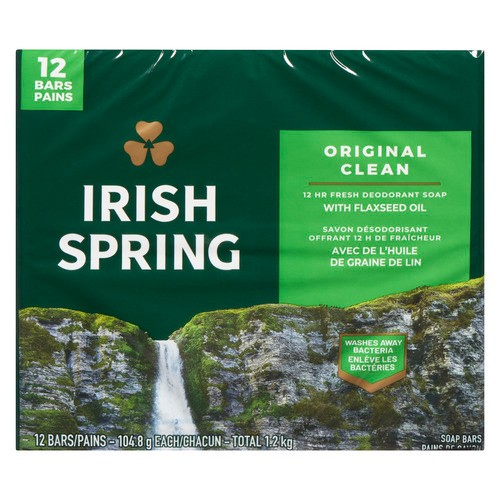 Irish Spring Soap Original 12 EA