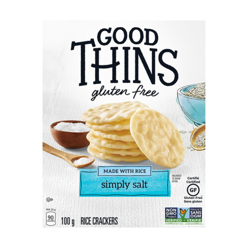 Christie Gluten-Free Good Thins Rice Crackers Simply Salt 100 g