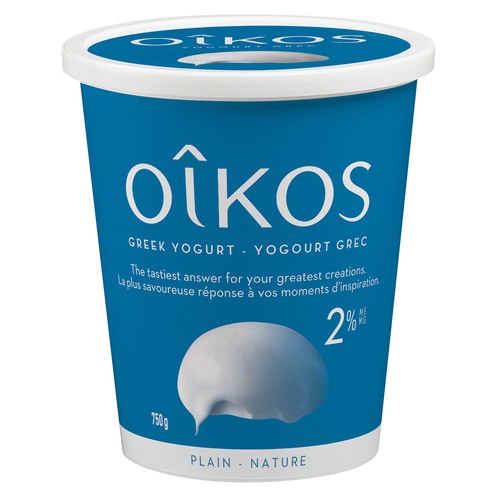 Oikos 2% Greek Yogurt Plain 750 g