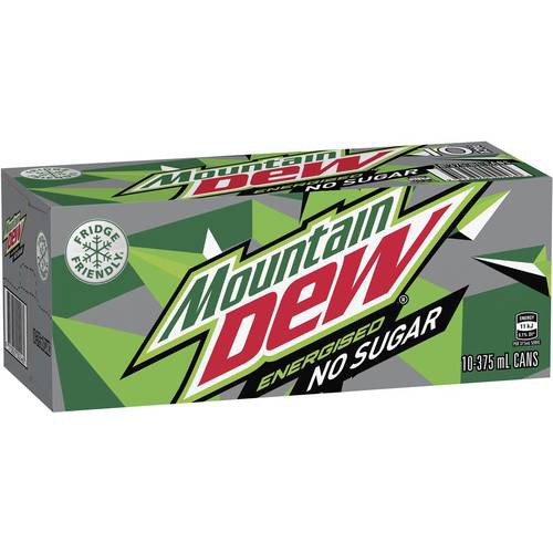 Mountain Dew Soft Drink Zero Sugar 355 ml