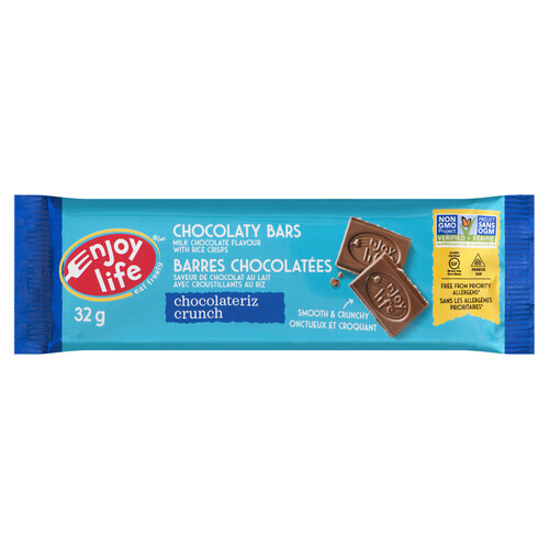 Enjoy Life Chocolaty Bars Milk Chocolate With Rice Crisps 32 g