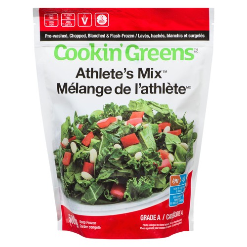 Cookin' Gluten-Free Greens Athletes Mix Frozen 500 g