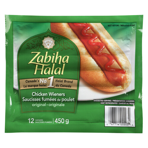 Maple Lodge Farms Zabiha Halal Chicken Wieners 450 g