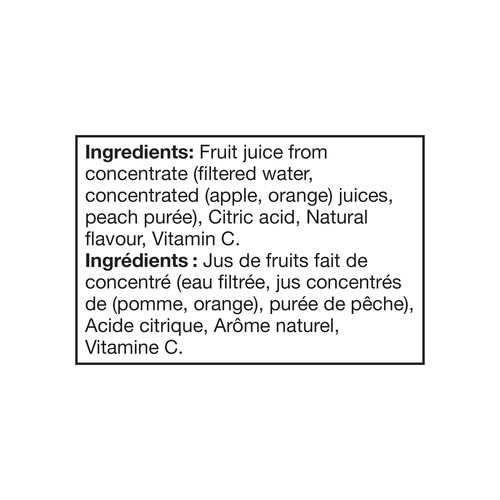 SunRype Juice Apple Orange Peach 900 ml