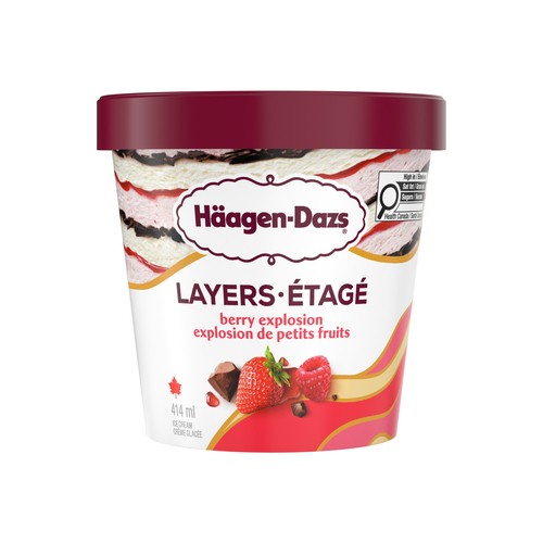 Haagen-Dazs Ice Cream Layer Berry Explosion 414 ml