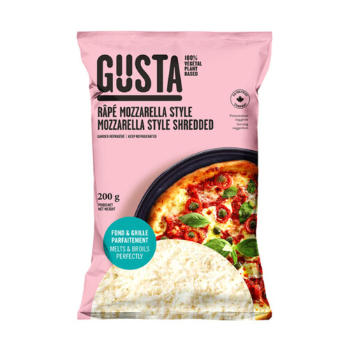 Gusta Vegan Shredded Mozzarella Style 200 g