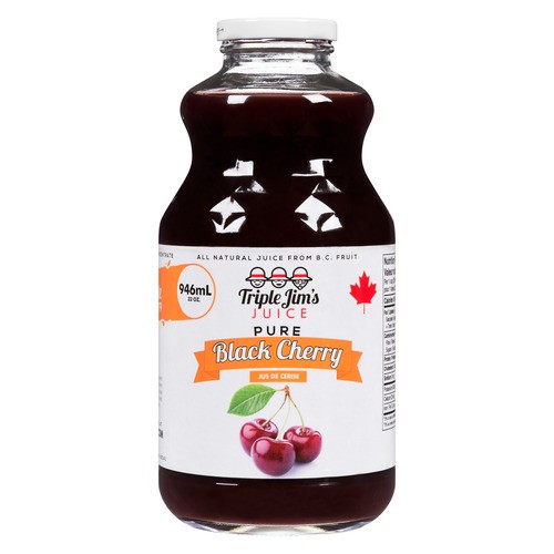 Triple Jim's Juice Cherry Pure Black 946 ml (bottle)