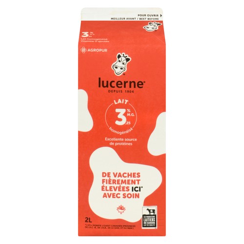 Lucerne  3.25% Whole Milk 2 L