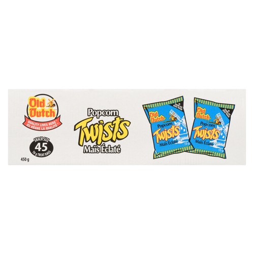 Old Dutch Foods Ltd Multipack Popcorn Twists 450 g