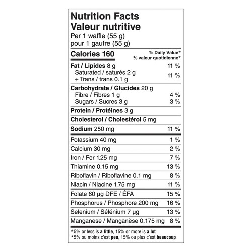 Kellogg's Eggo Frozen Waffles Thick & Fluffy 330 g