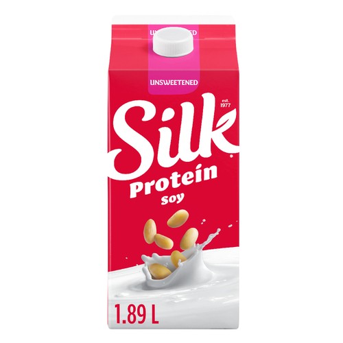 Silk Dairy-Free Soy Beverage Original Unsweetened 1.89 L