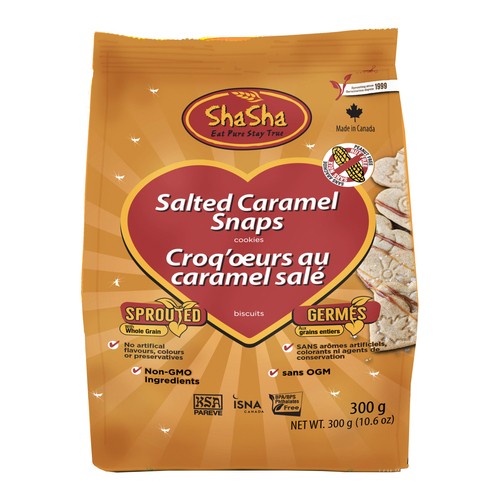ShaSha Cookies Salted Caramel Snaps 300 g