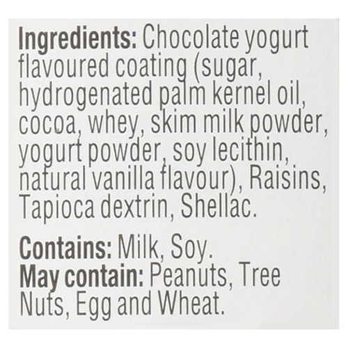 Sun Maid Mini-Snacks Chocolate Yogurt Covered Raisins 10 Pouches 140 g