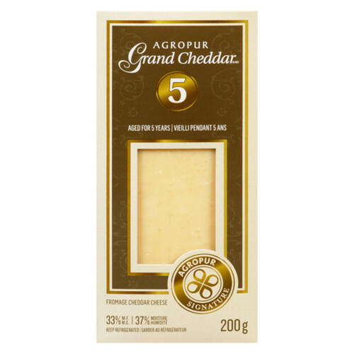 Agropur 33% Grand Cheddar Cheese 5 Years Old 200 g