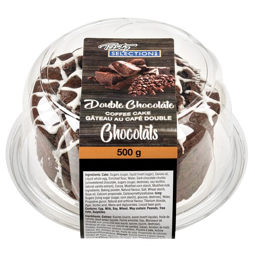 Tasty Selections Coffee Cake Double Chocolate 500 g (frozen)