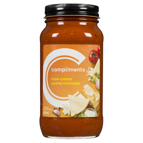 Compliments Pasta Sauce Four Cheese 650 ml