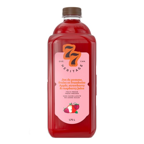 Heritage77 Juice Apple Strawberry Raspberry 1.75 L