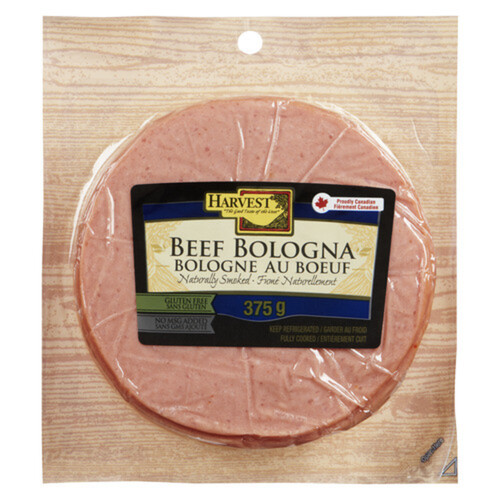 Harvest Meats All Beef Sliced Bologna 375 g