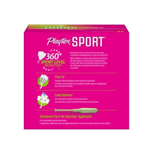 Playtex Sport Tampons Super Plus Unscented 36 Count