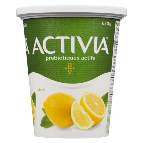 Voilà Online Grocery Delivery Activia Lemon Yogurt 650 g