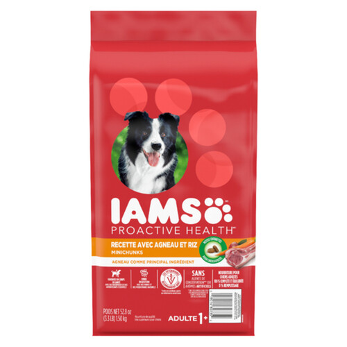 IAMS Proactive Health Dry Dog Food Adult Lamb & Rice 1.5 kg