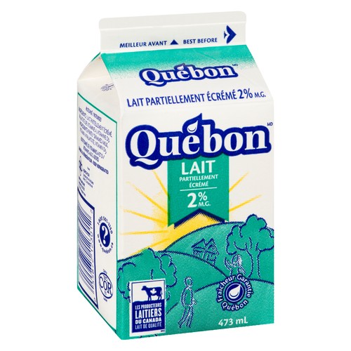 Québon 2% Milk Partly Skimmed 473 ml