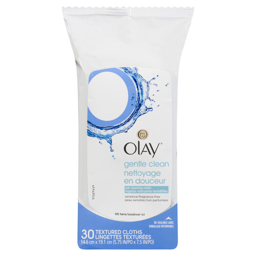 Olay Sensitive Skin Cleansing Cloths 30 Count