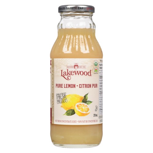 Lakewood Organic Juice Pure Lemon 370 ml