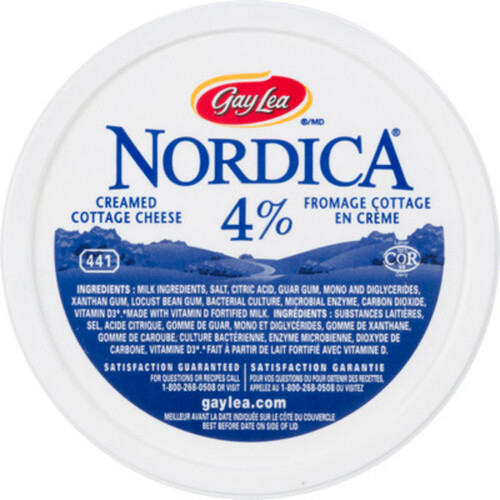 Voilà Online Grocery Delivery Gay Lea Nordica 4 Cottage Cheese 500 g