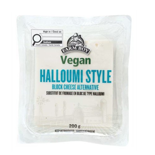 Farm Boy Vegan Block Cheese Alternative Halloumi Style 200 g