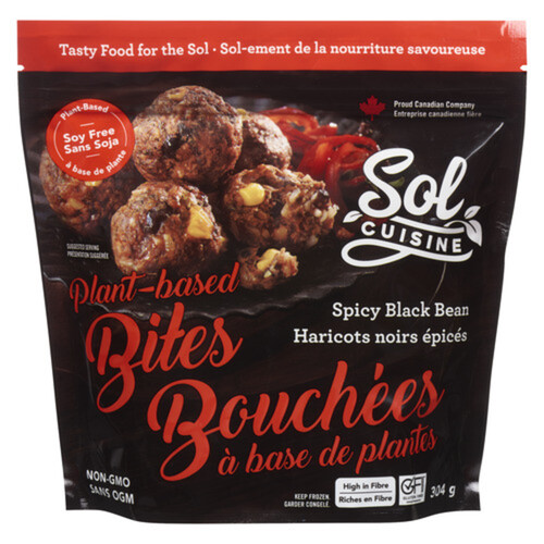 Sol Bites Frozen Cuisine Black Bean Spicy 304 g