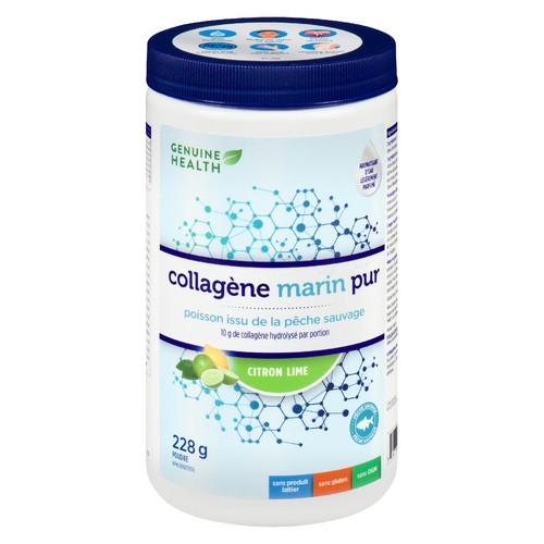 Genuine Health GlutenFree & Dairy Free Clean Collagen Marine Lemon