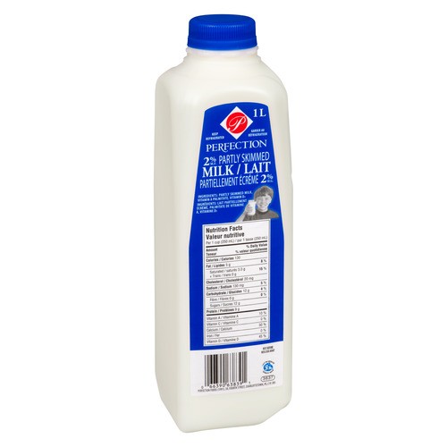 Perfection 2% Milk Partly Skimmed 1 L