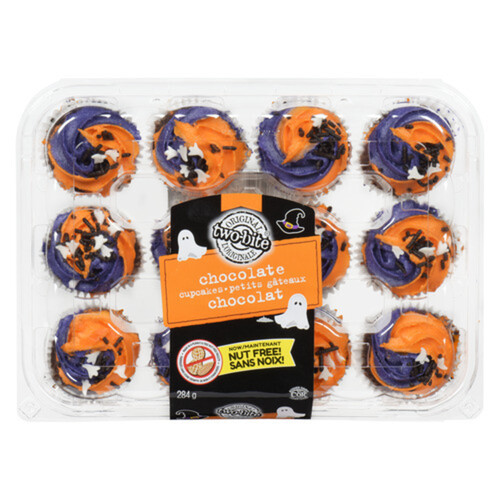 Two-Bite Nut-Free Cupcake Chocolate Halloween 284 g