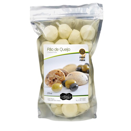 Alvim's Frozen Cheese Rolls Olives 500 g