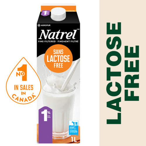 Natrel Lactose-Free 1% Milk 1 L