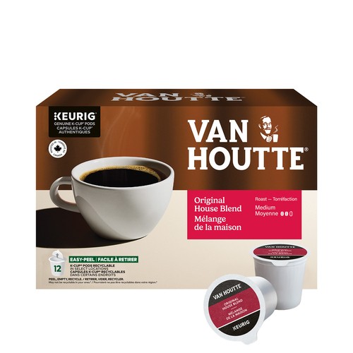 Van Houtte Coffee Original House Blend Medium Roast 12 K-Cups 114 g