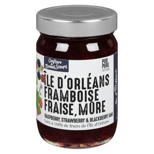 Confiture Des Bonnes Soeurs Jam Strawberry Blackberry Raspberry 325 ml