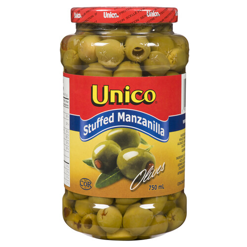 Unico Olives Stuffed Manzanilla 750 ml